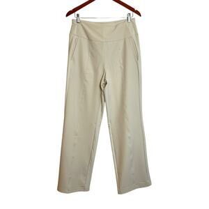 Avalanche Womens Pull-On Wide Leg Pants Size L Cream Outdoors Hiking Gorpcore